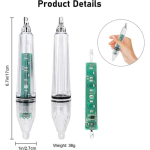 17cm Transparent Deep Drop Underwater Attractive LED Fishing Light