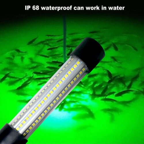 8W 17cm Underwater Green LED Fishing Lamp