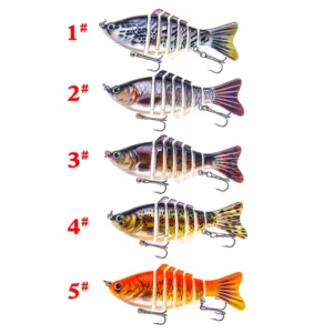 Luya bait multi-seven-section fish lure 16g/10cm mino bait hard bait sea fishing simulation fake bait