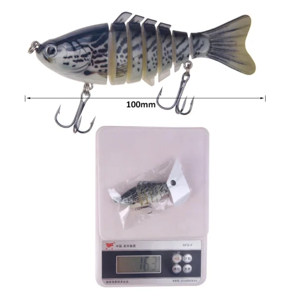 Luya bait multi-seven-section fish lure 16g/10cm mino bait hard bait sea fishing simulation fake bait