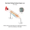 Big game fishing floating popper lure