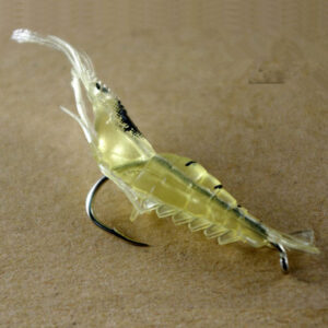 4cm Shrimp Soft Prawn Lure Hook Saltwater Fishing Lures