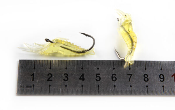 4cm Shrimp Soft Prawn Lure Hook Saltwater Fishing Lures