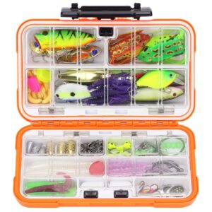 122pcs Sea Fishing Lures & Accessories Tackle Box Set