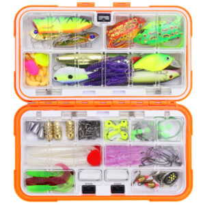 122pcs Sea Fishing Lures & Accessories Tackle Box Set