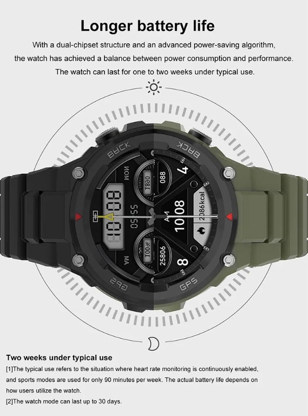 Outdoor Waterproof IP68 Smartwatch Sport DT5 For men and Women