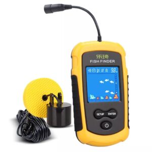 LUCKY Portable Handheld Fish Depth Finder Sonar Boat Fishfinder