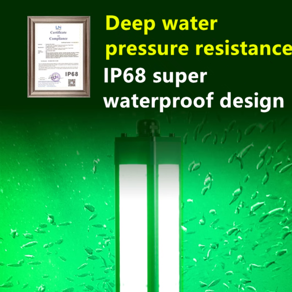 IP68 700W LED Squid Lamp Underwater Green Fishing Light