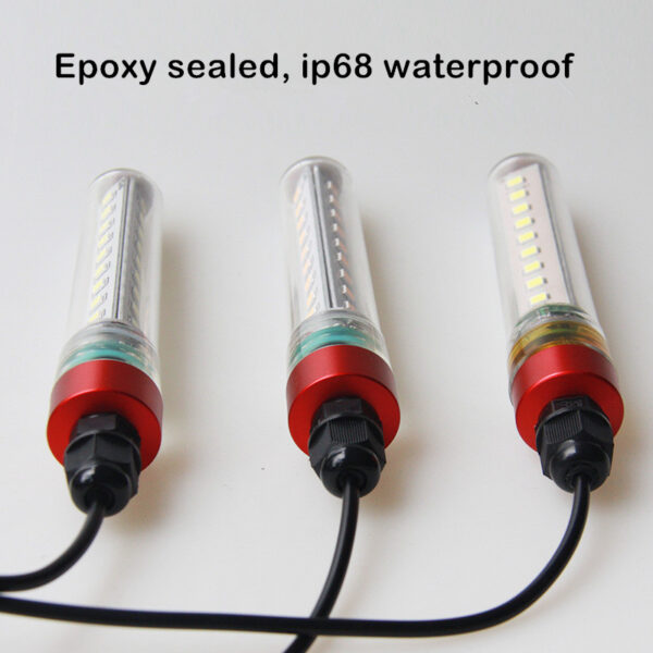 12V/ 5V 20W Rechargeable IP68 Underwater Fishing Lights
