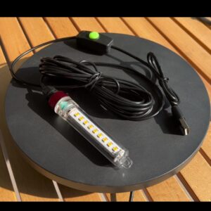 12V/ 5V 20W Rechargeable IP68 Underwater Fishing Lights