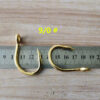 Gold-plated Barbed Grooved Iron Hook