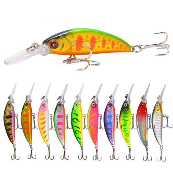 Simulated Minnow Bass Lure