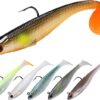 TRUSCEND Pre-Rigged Soft Fishing Lures