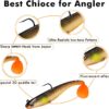 TRUSCEND Pre-Rigged Soft Fishing Lures