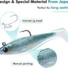 TRUSCEND Pre-Rigged Soft Fishing Lures