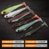 TRUSCEND Pre-Rigged Soft Fishing Lures